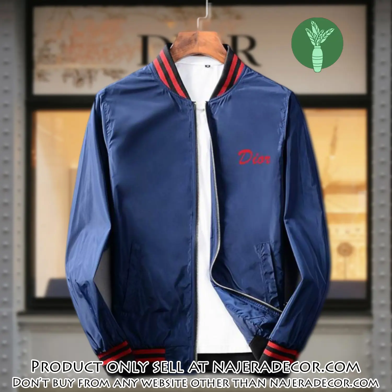 Dior luxury brand varsity zipper jacket vst1038 njr3736769